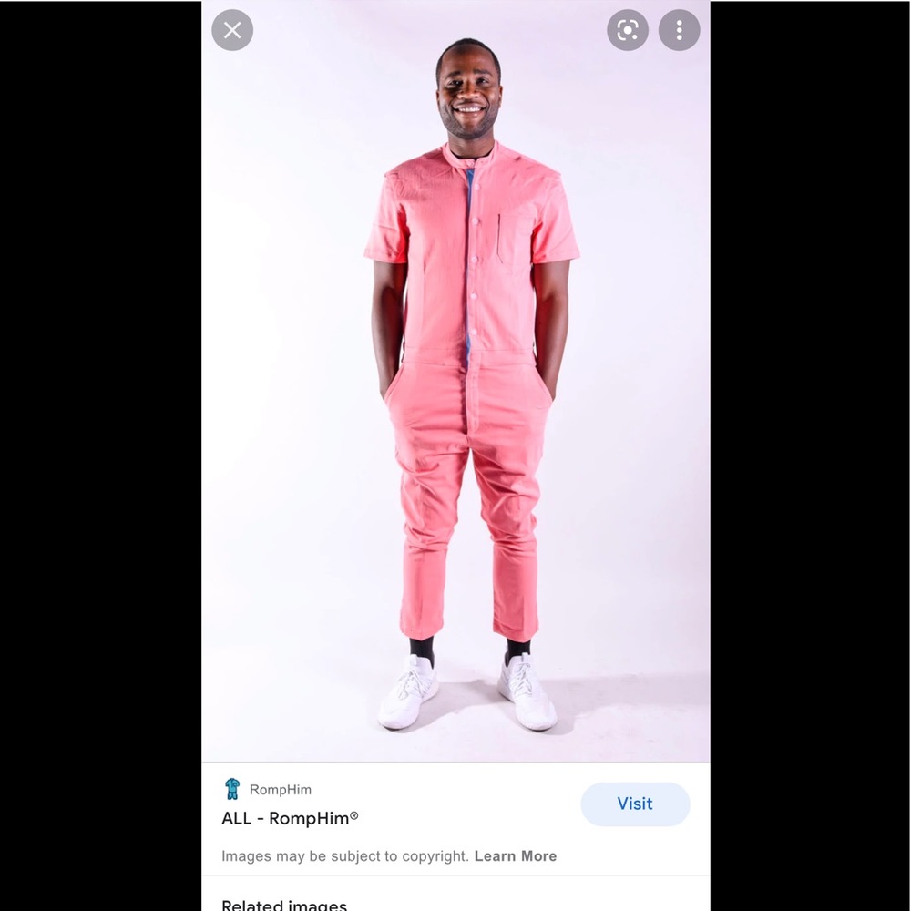 ROMPHIM SALMON ROMPSUIT Size Large -  Original